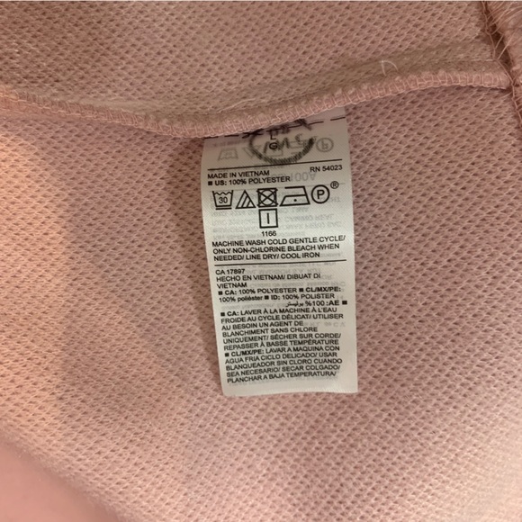 𝅺old Navy Light Pink Soft Pea Coat Large - Picture 3 of 5